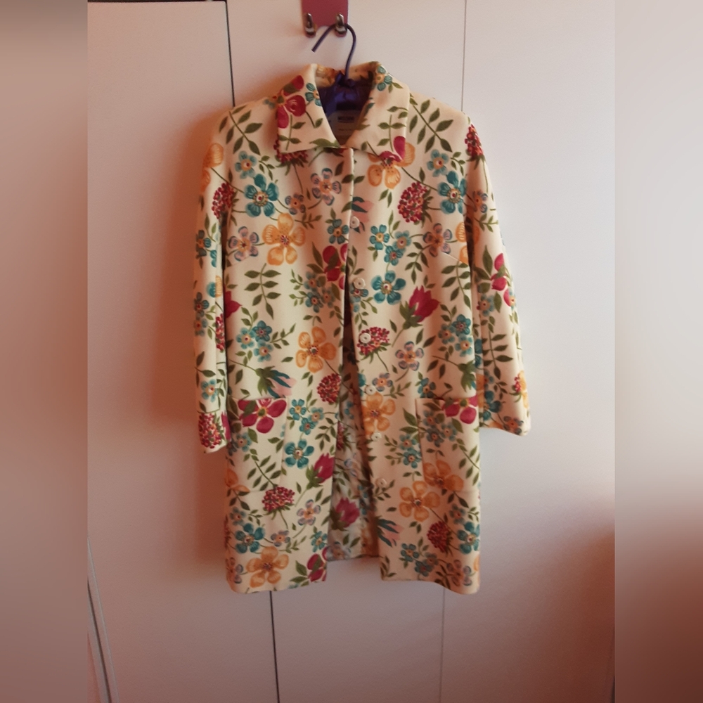 Vintage Moschino Cheap and Chic Floral Coat